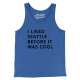I Liked Seattle Before It Was Cool Men/Unisex Tank Top-Allegiant Goods Co. Vintage Sports Apparel