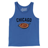 Chicago Style Deep Dish Pizza Men/Unisex Tank Top-Allegiant Goods Co. Vintage Sports Apparel