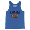 Chicago Style Deep Dish Pizza Men/Unisex Tank Top-True Royal-Allegiant Goods Co. Vintage Sports Apparel