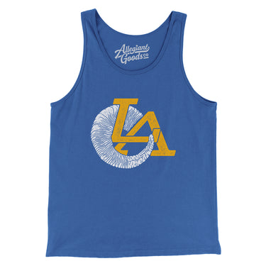 LA Ram Horn Men/Unisex Tank Top-Allegiant Goods Co. Vintage Sports Apparel