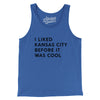 I Liked Kansas City Before It Was Cool Men/Unisex Tank Top-True Royal-Allegiant Goods Co. Vintage Sports Apparel