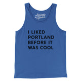 I Liked Portland Before It Was Cool Men/Unisex Tank Top-Allegiant Goods Co. Vintage Sports Apparel