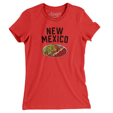 New Mexico Christmas Enchiladas Women's T-Shirt-Allegiant Goods Co. Vintage Sports Apparel