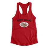 Rhode Island Clams Women's Racerback Tank-Allegiant Goods Co. Vintage Sports Apparel