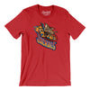 Orlando Jackals Roller Hockey Men/Unisex T-Shirt-Red-Allegiant Goods Co. Vintage Sports Apparel