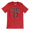 GOAT #23 Men/Unisex T-Shirt-Red-Allegiant Goods Co. Vintage Sports Apparel