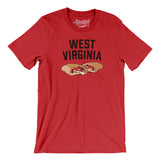 West Virginia Pepperoni Roll Men/Unisex T-Shirt-Allegiant Goods Co. Vintage Sports Apparel
