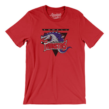 Lowell Lock Monsters Hockey Men/Unisex T-Shirt-Allegiant Goods Co. Vintage Sports Apparel