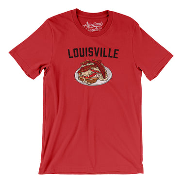 Louisville Hot Brown Men/Unisex T-Shirt-Allegiant Goods Co. Vintage Sports Apparel