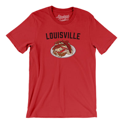 Louisville Hot Brown Men/Unisex T-Shirt-Red-Allegiant Goods Co. Vintage Sports Apparel