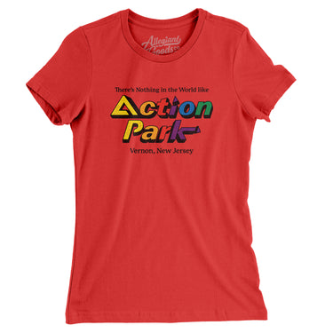 Action Park Amusement Park Women's T-Shirt-Allegiant Goods Co. Vintage Sports Apparel