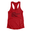 I Liked Indianapolis Before It Was Cool Women's Racerback Tank-Red-Allegiant Goods Co. Vintage Sports Apparel