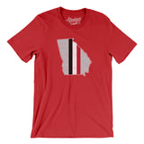 Georgia Stripes Men/Unisex T-Shirt-Allegiant Goods Co. Vintage Sports Apparel