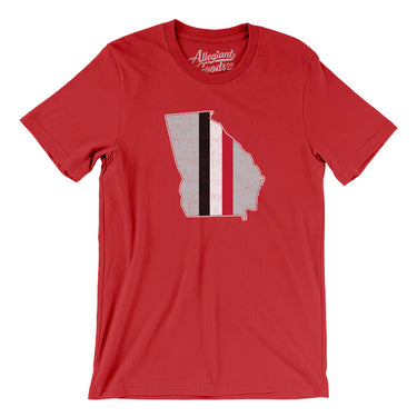 Georgia Stripes Men/Unisex T-Shirt-Allegiant Goods Co. Vintage Sports Apparel