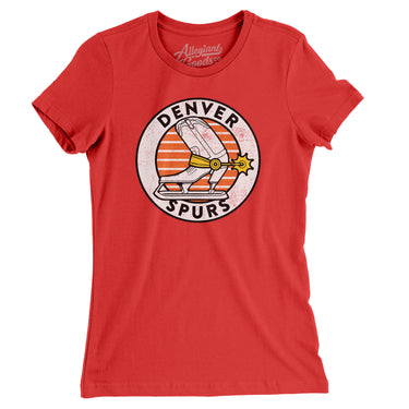 Denver Spurs Hockey Women's T-Shirt-Allegiant Goods Co. Vintage Sports Apparel