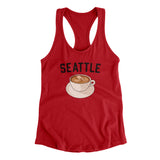 Seattle Coffee Women's Racerback Tank-Allegiant Goods Co. Vintage Sports Apparel