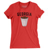 Georgia Boiled Peanuts Women's T-Shirt-Red-Allegiant Goods Co. Vintage Sports Apparel