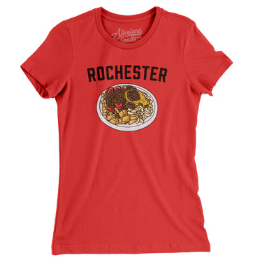 Rochester Garbage Plate Women's T-Shirt-Allegiant Goods Co. Vintage Sports Apparel