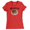 Rochester Garbage Plate Women's T-Shirt-Red-Allegiant Goods Co. Vintage Sports Apparel