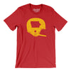 Iowa Vintage Football Helmet Men/Unisex T-Shirt-Red-Allegiant Goods Co. Vintage Sports Apparel