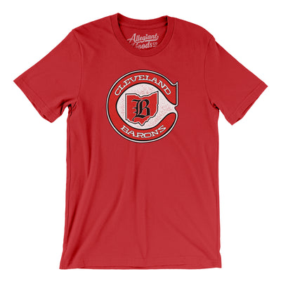 Cleveland Barons Hockey Men/Unisex T-Shirt-Red-Allegiant Goods Co. Vintage Sports Apparel