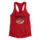 Louisville Hot Brown Women's Racerback Tank-Allegiant Goods Co. Vintage Sports Apparel