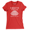 Ebbets Field Women's T-Shirt-Red-Allegiant Goods Co. Vintage Sports Apparel