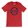 Chicago Feds Baseball Men/Unisex T-Shirt-Red-Allegiant Goods Co. Vintage Sports Apparel