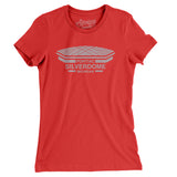 Detroit Silverdome Women's T-Shirt-Allegiant Goods Co. Vintage Sports Apparel