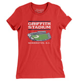 Griffith Stadium Women's T-Shirt-Allegiant Goods Co. Vintage Sports Apparel