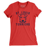St. Louis Terriers Baseball Women's T-Shirt-Allegiant Goods Co. Vintage Sports Apparel