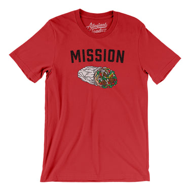 Mission Burrito Men/Unisex T-Shirt-Allegiant Goods Co. Vintage Sports Apparel