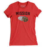 Mission Burrito Women's T-Shirt-Allegiant Goods Co. Vintage Sports Apparel