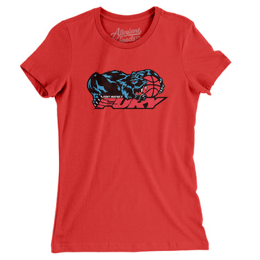 Fort Wayne Fury Basketball Women's T-Shirt-Allegiant Goods Co. Vintage Sports Apparel