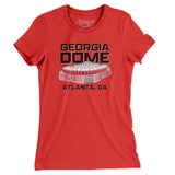 Georgia Dome Women's T-Shirt-Allegiant Goods Co. Vintage Sports Apparel