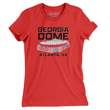 Georgia Dome Women's T-Shirt-Allegiant Goods Co. Vintage Sports Apparel