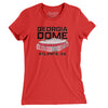 Georgia Dome Women's T-Shirt-Red-Allegiant Goods Co. Vintage Sports Apparel