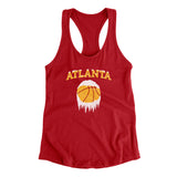 Atlanta Basketball Ice Women's Racerback Tank-Allegiant Goods Co. Vintage Sports Apparel
