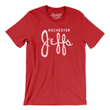 Rochester Jeffs Football Men/Unisex T-Shirt-Allegiant Goods Co. Vintage Sports Apparel