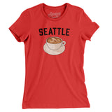 Seattle Coffee Women's T-Shirt-Allegiant Goods Co. Vintage Sports Apparel