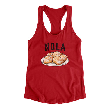 New Orleans Beignets Women's Racerback Tank-Allegiant Goods Co. Vintage Sports Apparel