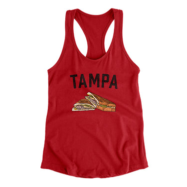 Tampa Cuban Sandwich Women's Racerback Tank-Allegiant Goods Co. Vintage Sports Apparel