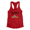 Tampa Cuban Sandwich Women's Racerback Tank-Red-Allegiant Goods Co. Vintage Sports Apparel