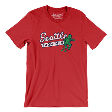 Seattle Ironmen Hockey Men/Unisex T-Shirt-Allegiant Goods Co. Vintage Sports Apparel