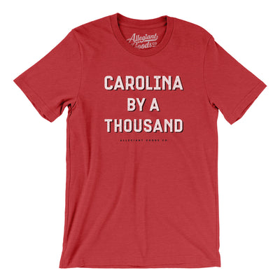 Carolina By A Thousand Men/Unisex T-Shirt-Heather Red-Allegiant Goods Co. Vintage Sports Apparel