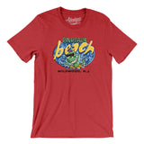 Dinosaur Beach Amusement Park Men/Unisex T-Shirt-Allegiant Goods Co. Vintage Sports Apparel
