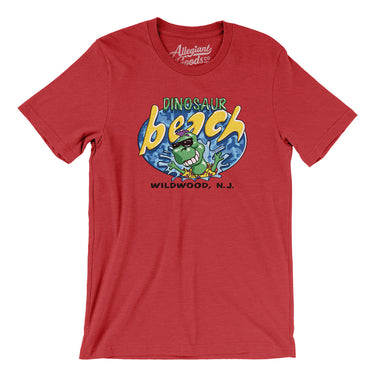 Dinosaur Beach Amusement Park Men/Unisex T-Shirt-Allegiant Goods Co. Vintage Sports Apparel