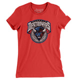 Buffalo Destroyers Arena Football Women's T-Shirt-Allegiant Goods Co. Vintage Sports Apparel