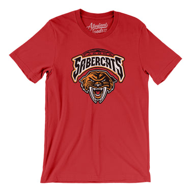Tacoma Sabercats Hockey Men/Unisex T-Shirt-Allegiant Goods Co. Vintage Sports Apparel