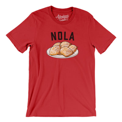New Orleans Beignets Men/Unisex T-Shirt-Red-Allegiant Goods Co. Vintage Sports Apparel